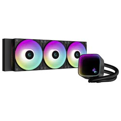 Kompletne chłodzenie wodne DeepCool LS720 SE, 360 mm - czarne Chłodzenie wodne PC DeepCool R-LS720-BKAMMM-G-1