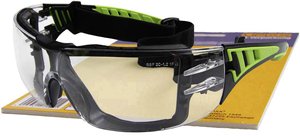 L+D Upixx Green Vision 26792SB Okulary ochronne  czarny, zielony