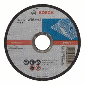 Tarcza tnąca prosta Bosch Accessories 2608603163 2608603163 115 mm 1 szt.