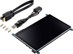 Moduł ekranu dotykowego TRU COMPONENTS TC-8589556 17.8 cm (7 cal) 800 x 480 Pixel Pasuje do: Raspberry Pi, Banana Pi
