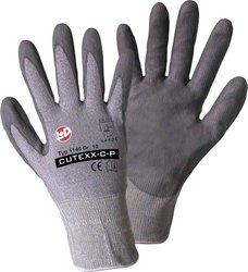 Rękawice ochronne Worky CUTEXX HPPE PU, lycra, rozmiar 9, szare