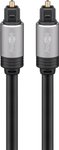 Kabel optyczny audio Toslink Goobay 1.50 m, adapter 3.5 mm