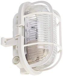 Lampa sufitowa, zewnętrzna, Zewnętrzna lampa ścienna Deko Light Syrma Oval Weiß 401011   IP44