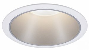 Trzonek Pol Gol, okrągły, 1 x 10 w, GU10, 230 V, biały matowy/srebrny Aluminium / tworzywo sztuczne Oświetlenie wewnętrzne LED Paulmann  93398  10 W