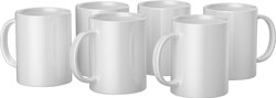 Cricut Ceramic Mug Blank Filiżanka  biały