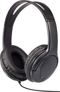 Słuchawki Hi-Fi, nauszne Renkforce RF-3914211, 98 dB, 32 Ω, 15 - 22.000 Hz, Złącze męskie jack 3,5 mm, czarny