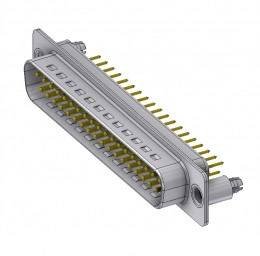 Złącze męskie D-Sub Deltron Connectors DTS 37 PY/2 M86UN, rzędy: 2, styki: 37, 180 °, 1 szt.