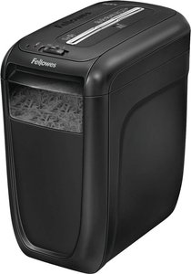 Fellowes Powershred® 60Cs Niszczarka 10 ark. Cięcie na drobne elem. 4 x 50 mm P-4 22 l Niszczy także spinacze do papieru, zszywki, karty kredytowe