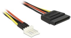 Kabel Delock 83918 [1x złącze męskie zasilające SATA - 1x złącze męskie floppy 4-pin] 0.15 m