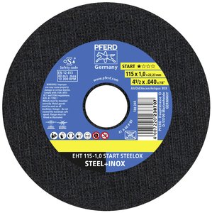 Zestaw tarcz tnących PFERD EHT 115-1,0 START (10) 69121067 115 mm 10 szt.