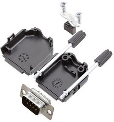 Zestaw listew męskich D-Sub Amphenol L17DPPK25-BK+L717SDB25P, rzędy: 2, styki: 25, 180 °, 1 szt.