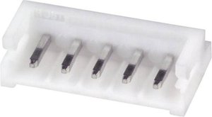 Listwa kołkowa, męska, standardowa JST S5B-EH (LF)(SN) S5B-EH (LF)(SN), wire-to-board, piny: 5, 3 A, 1 szt.