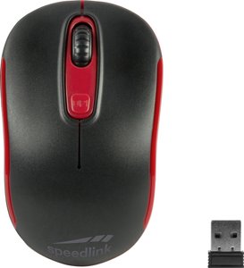 Myszka SpeedLink CEPTICA - Wireless, czarno-czerwona Mysz radiowa SpeedLink CEPTICA 1600 dpi