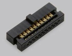 BKL Electronic 10120992 Złącze żeńskie z reduktorem naprężeń kablowych Siatka: 2.54 mm Ilośc pinów: 24 Ilość rzędów: 2 1 szt.