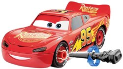 Pierwsza konstrukcja samochodu Zygzak McQueen Disney Cars ze światłem i dźwiękiem Zestawy samochodowe Revell First-Construction Lightning McQueen 00920 1:20