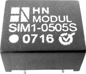 Przetwornica DC/DC, do PCB HN Power SIM1-0505S-DIL8 5 V/DC 5 V/DC 200 mA 1 W Ilość wyjść: 1 x