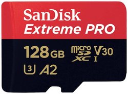Karta pamięci microSDXC SanDisk Extreme PRO, 128 GB, Class 10 UHS-I