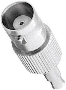 Gniazdo BNC, Amphenol, B6121E1-ND3G-5-50, 50 Ohm, 4 GHz, zagniatane, mosiądz niklowany