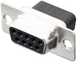 Listwa żeńska D-Sub encitech DBC09-SS 2101-0190-11, rzędy: 2, styki: 9, 180 °, 1 szt.