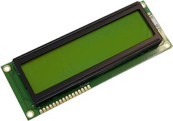Wyświetlacz LCD Display Elektronik DEM16215SYH-LY żółto-zielony 16 x 2 Pixel (S x W x G) 122 x 44 x 11.1 mm