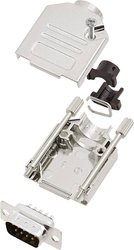 Zestaw listew męskich D-Sub encitech DTCK09-DBP-K 6355-0061-01, rzędy: 2, styki: 9, 180 °, 1 zest.