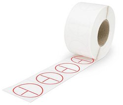 etykiety, dla inteligentnych drukarek, klej permanentny, 40mm, Biały Etykieta do druku termotransferowego WAGO 210-814, 750 szt.