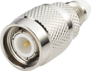 Adapter TNC TRU COMPONENTS 1579456 złącze męskie TNC - złącze żeńskie FME  1 szt.