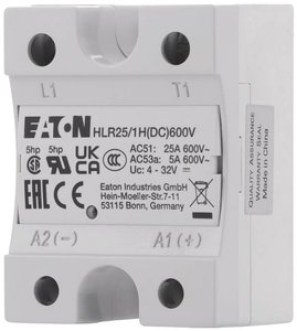 Przekaźnik SSR Eaton TC-GSR-1-25DD 25 A  Przełączanie w punkcie zero 1 szt.