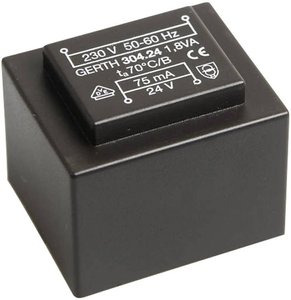 Transformator do PCB, EI 30/15,5   Gerth PT304802 230 V N/A N/A 1.8 VA