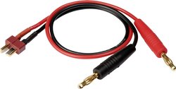Kabel do ładowania Reely RE-6799041 [2x złącze męskie bananowe 4 mm - 1x złącze męskie T] 30.00 cm