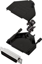 Zestaw listew męskich D-Sub encitech DTZK25-BK-HDP44-K 6355-0102-03, rzędy: 3, styki: 44, 180 °, 1 szt.