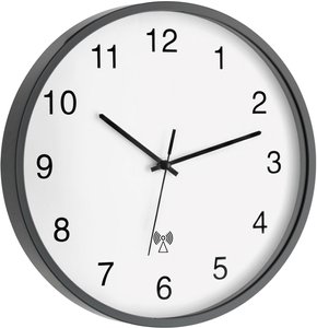 Zegar ścienny analogowy TFA Dostmann 60.3511.10 Sterowany radiowo, (Ø x G) 302 mm x 40 mm