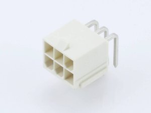 Listwa kołkowa, żeńska, do wbudowania, standardowa Molex MOL Power & Signal Sol. 874270602, piny: 6, 13 A, 1 szt.