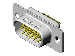 Złącze męskie D-Sub Molex MOL Power & Signal Sol. 1731130058, rzędy: 3, styki: 15, 1 szt.