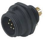 Złącze męskie okrągłe Deltron Connectors DELKSP1312/P3, styki:3, 250 V, 13 A, 1 szt.