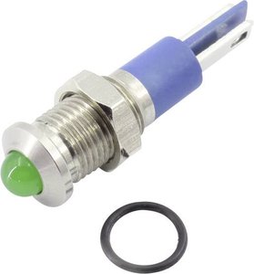 Lampka sygnalizacyjna LED TRU COMPONENTS TC-92106c22 1605962, 200 mcd, 24 V DC/AC, 8 mm