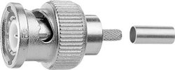 Złącze BNC Telegärtner J01002A0000 J01002A0000 złącze męskie proste 75 Ω 1 szt.