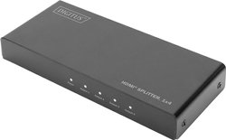 Rozdzielacz HDMI Digitus DS-45325 4K, 1x4, 4K2K, UHD/60Hz EDID, HDR, HDCP, czarny Splitter HDMI Digitus DS-45325 1 szt.