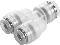 Złączka Y FESTO NPQP-Y-Q8-Q6-FD-P10    Średnica rury: 8 mm   1 szt.