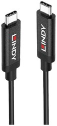 Kabel USB LINDY, USB 3.2 Gen2 (USB 3.1 Gen2), Złącze męskie USB-C®, Złącze męskie USB-C®, 5.00 m
