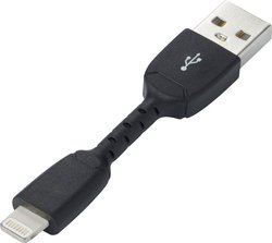 Kabel do Renkforce RF4260168, [1x złącze męskie USB-A 2.0 - 1x złącze męskie Lightning], do powerbanku, 0.05 m