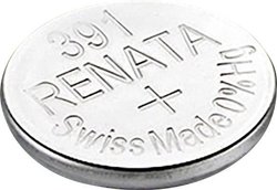 Bateria guzikowa, srebrowo-tlenkowa typ 391 Bateria guzikowa Renata 391, 1,55 V, 50 mA