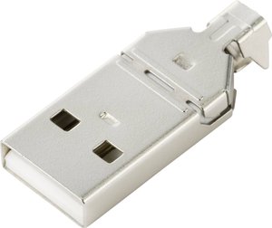 Złącze męskie USB TRU COMPONENTS TC-9741696, 1 szt.