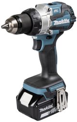 Makita DHP489RTJ 2-biegowa-Wkrętarka udarowa akumulatorowa 620 W bezszczotkowy, zaw. 2 akumulatory, zaw. ładowarkę