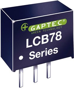 Przetwornica DC/DC, do PCB Gaptec LCB78_03-0.5 10020547, SIP-3, 1.65 W, 3.3 V/DC, 500 mA, 1 szt.