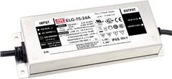 Mean Well ELG-75-24DA-3Y Sterownik LED  Stałonapięciowy, Stałonaprądowy 75.6 W 3.15 A 12 - 24 V/DC Ściemniacz, Dali, Układ PFC, Zabezpieczenie przed przeciążeniem, Możlowość stosowania w meblach 1 szt.