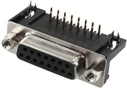 Listwa żeńska D-Sub econ connect BUN15WB/9, rzędy: 2, styki: 15, 90 °, 1 szt.