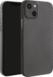 Vivanco Pure Futerał backcase Apple iPhone 13 karbonowy Ładowarka indukcyjna, Odporny na wstrząsy