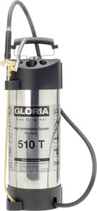 Wysokowydajny opryskiwacz 510 T Profiline - profesjonalny opryskiwacz ciśnieniowy 10 l wykonany ze stali nierdzewnej Opryskiwacz ciśnieniowy Gloria Haus und Garten 510 T Profiline
