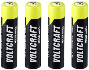 Akumulator AAA/R03 VOLTCRAFT Endurance HR03, NiMH, 1000 mAh, 1.2 V, 4 szt.